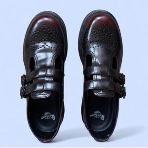 Dr. Martens 8065 Arcadia Rub Off Leather Mary Jane’s